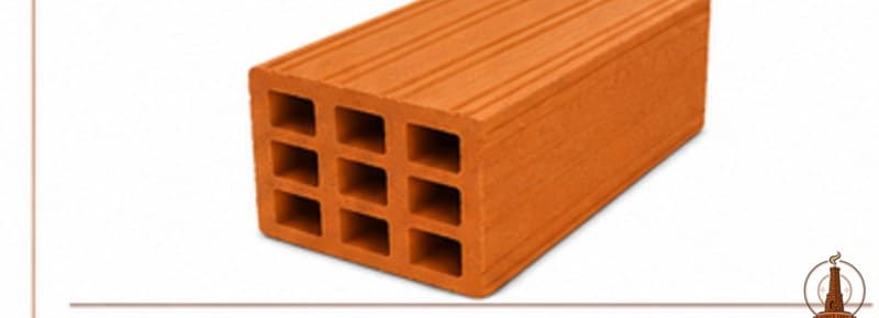 Clay hollow block for wall construction