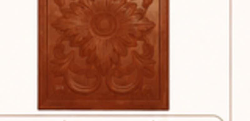 Wood Flower Ceiling Tile