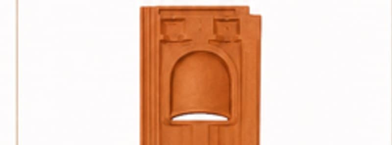 Smoke finish clay roof tile